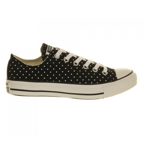 Converse All Star Low Black White Polka Unisex Shoes