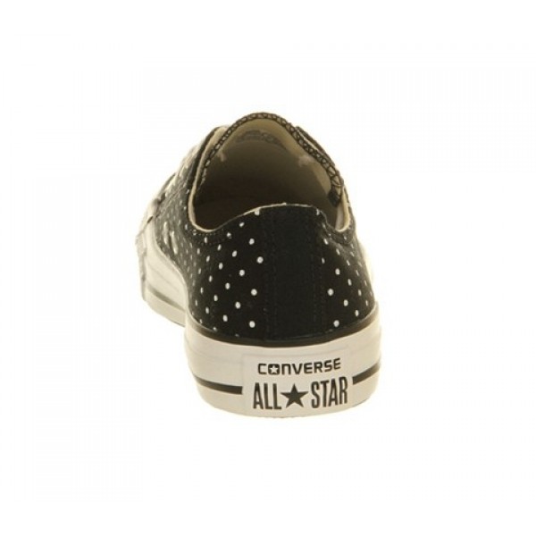 Converse All Star Low Black White Polka Unisex Shoes