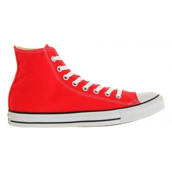 Converse All Star Hi Red Canvas Unisex Shoes