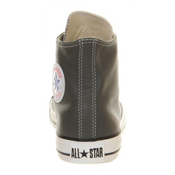 Converse All Star Hi Leather Charcoal Leather St Unisex Shoes