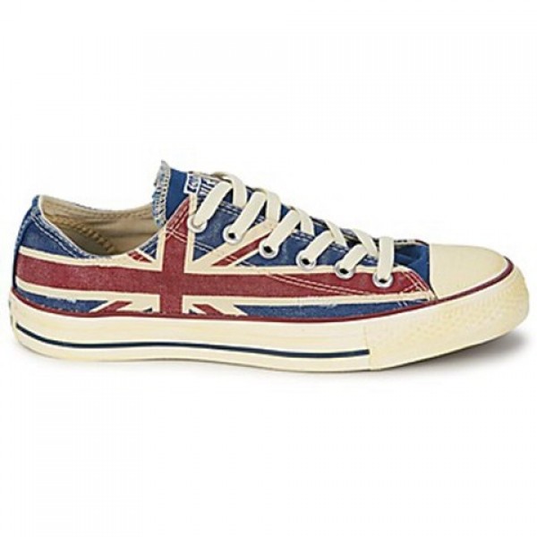 Converse All Star Union Jack White Blue Red Men's ...