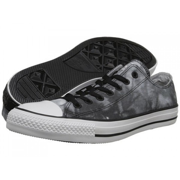 Converse Chuck Taylor All Star Tie Dye Canvas Ox Graphite Old Silver Oyster Gray Men's Shoes