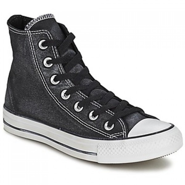 Converse Ctas Sparkle Wash Hi Black Women's Shoes