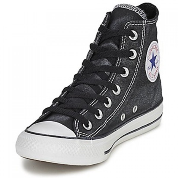 Converse Ctas Sparkle Wash Hi Black Women's Shoes