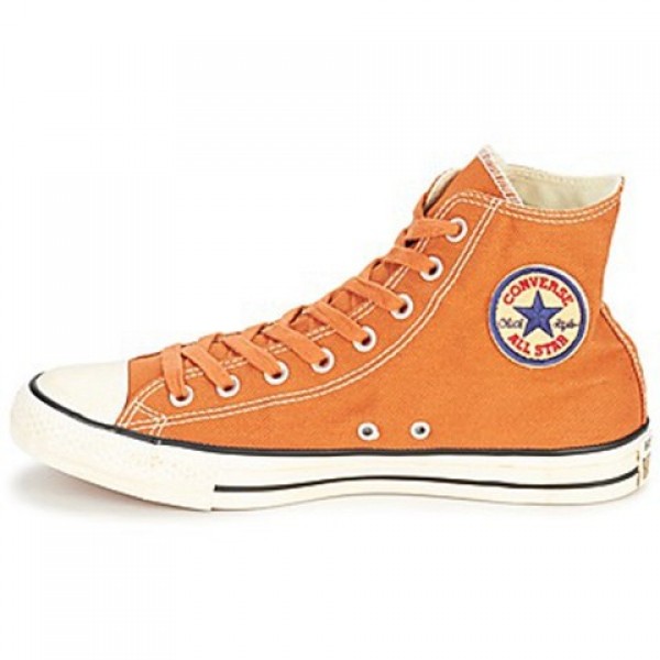 Converse Chuck Taylor Vint Twil Hi Rust Orange Women's Shoes
