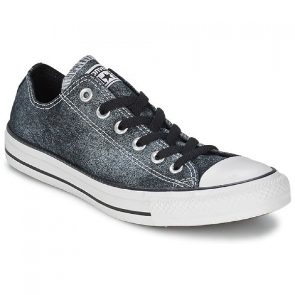 Converse Ctas Sparkle Wash Ox Black Women's Shoes