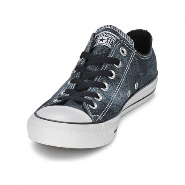 Converse Ctas Sparkle Wash Ox Black Women's Shoes