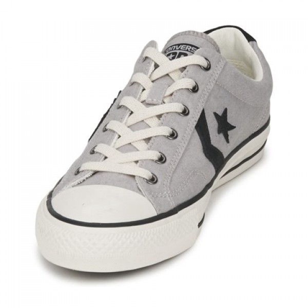 Converse Star Player Ox Grey Clear Black Women's Shoes