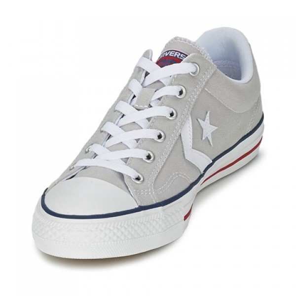 Converse Star Player Core Canv Ox Grey Clear White Women's Shoes