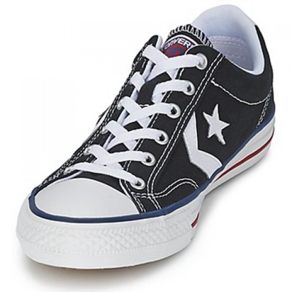 Converse Star Player Core Canv Ox Black White Women's Shoes