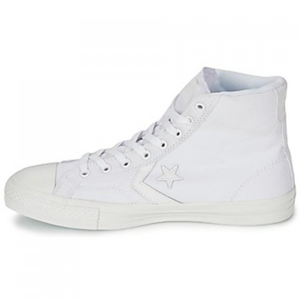 Converse Star Player Mono Cvs Hi White Mono Women's Shoes
