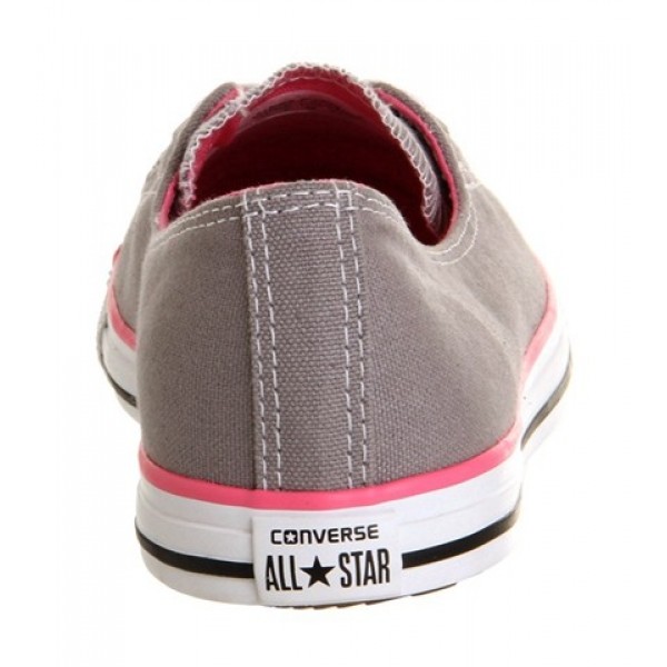 Converse Dance Lace Grey Pink Canvas Women's Shoes