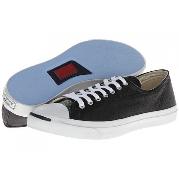 Converse Jack Purcell Leather Black White Men's Shoes