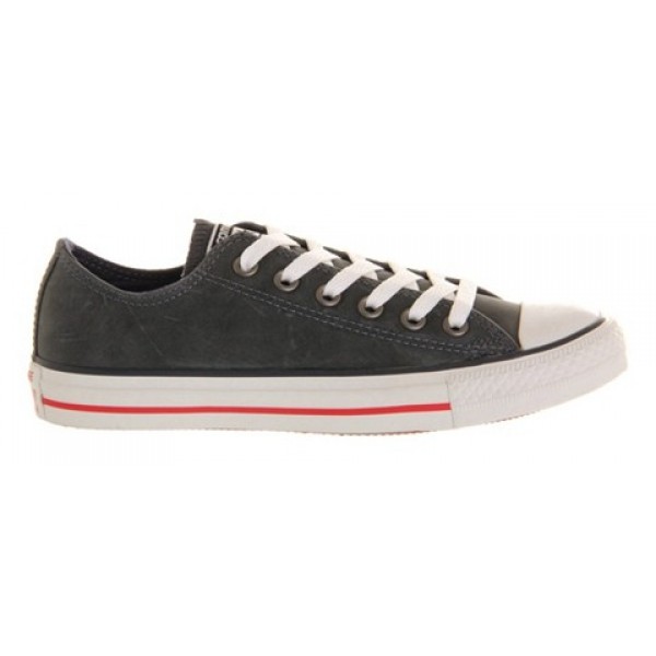 Converse All Star Low Leather Navy Red Exclusive Women's Shoes
