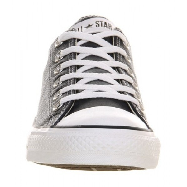 Converse All Star Low Leather Navy Women's Shoes