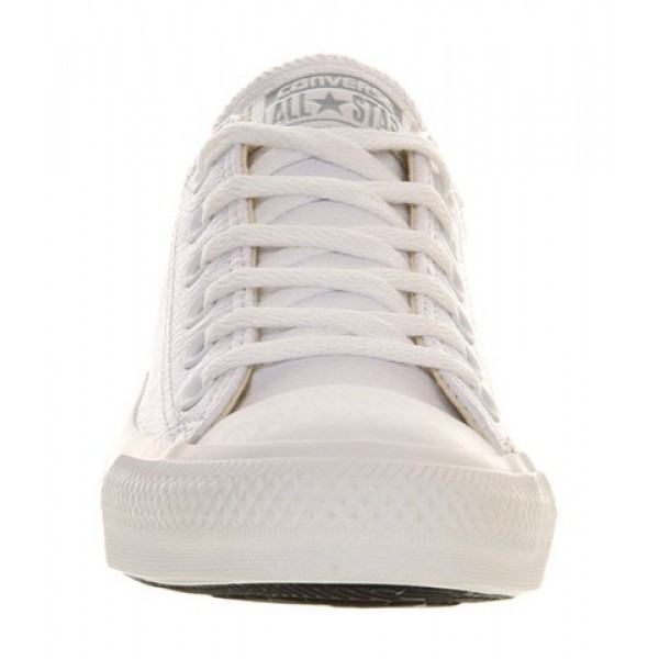 Converse All Star Low White Mono Leather Women's Shoes