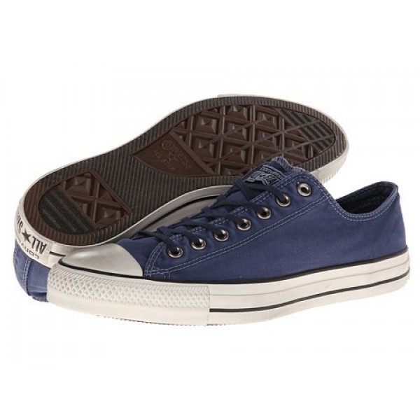 Converse Chuck Taylor All Star Washed Canvas Ox Navy Men's Shoes