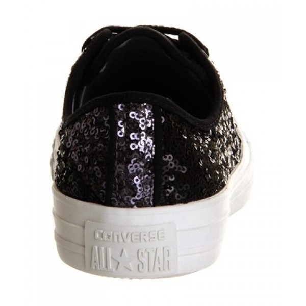 Converse Ctas Ox Multi Panel Black Grey Sequin Unisex Shoes