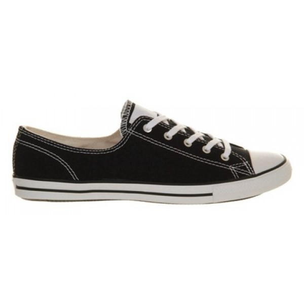 Converse Ctas Fancy Black White Women's Shoes