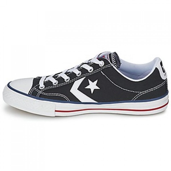 Converse Star Player Core Canv Ox Black White Men's Shoes