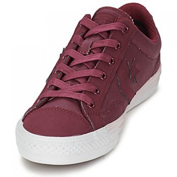 Converse Star Player Wax Tech Canvall Star Ox Bordeaux Men's Shoes