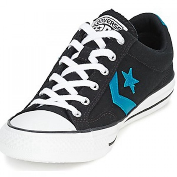 Converse Star Player Ox Black Blue Men's Shoes