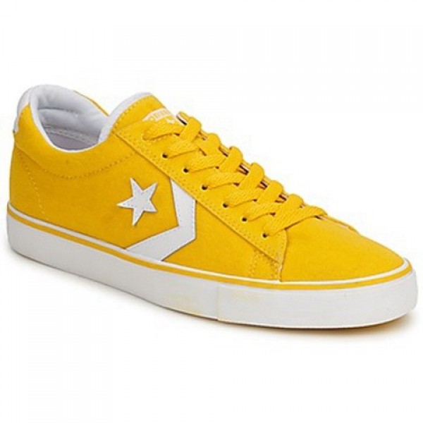 Converse Pro Leather Canvas Ox Yellow Women's Shoes