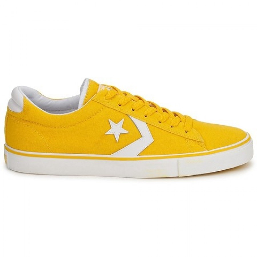 converse pro leather yellow
